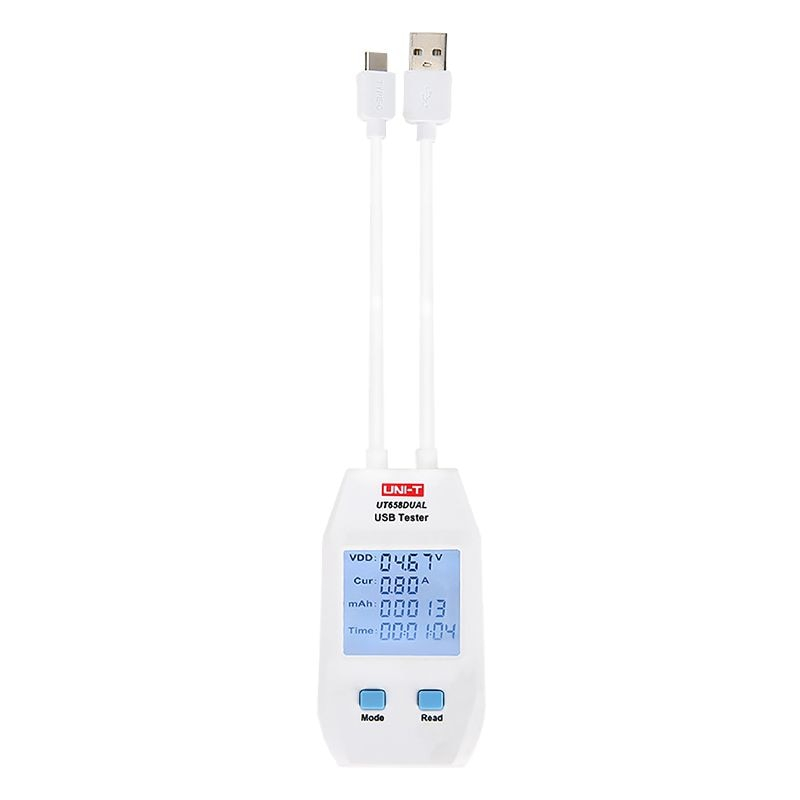 Tester UNI-T UT658DUAL, Conexiuni USB, Diagnosticarea conexiunilor USB [1]