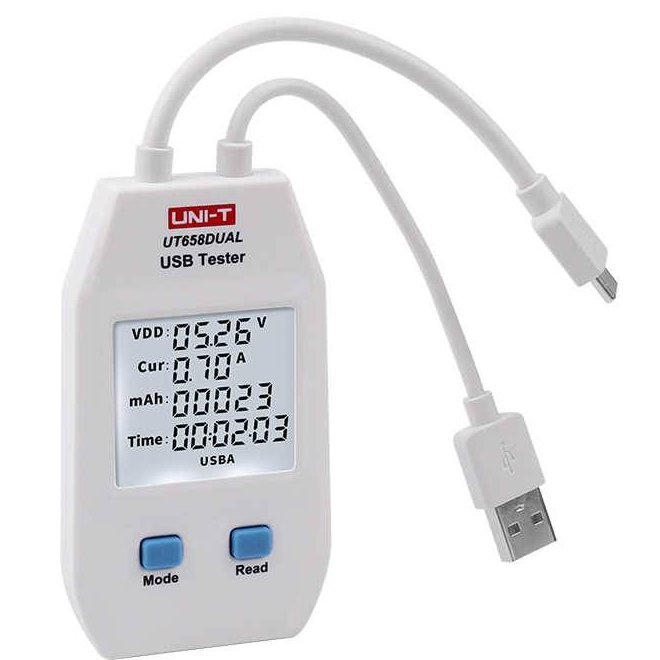 Tester UNI-T UT658DUAL, Conexiuni USB, Diagnosticarea conexiunilor USB [2]