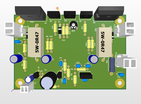 Audio - Amplificator 50W/8Ω - kit de asamblat