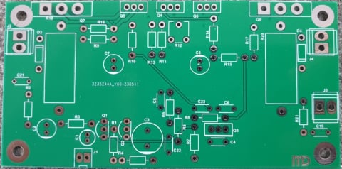 Audio - Amplificator 50W/8Ω - placa de circuit