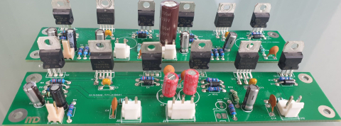 Audio - Amplificator cu 2 x TDA2030 si tranzistoare