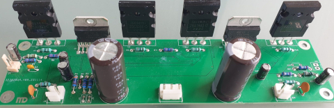 Audio - Amplificator cu 2 x TDA7294 si tranzistoare