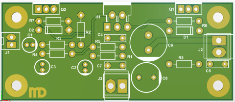 Audio - Amplificator cu TDA2030 si tranzistoare
