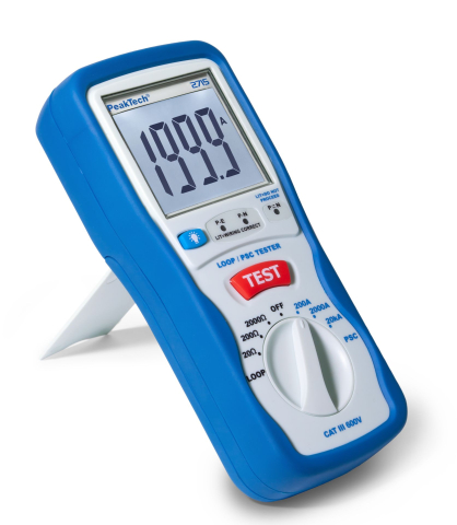 Aparat masura impedanță în buclă de scurtcircuit PEAKTECH P 2715  20kA  [3]