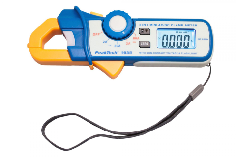 Instrumente de masura si control - Cleste ampermetric PEAKTECH PKT-P1635, 2A, 80A, LCD (2400), ideală pentru testarea echipamentelor industriale