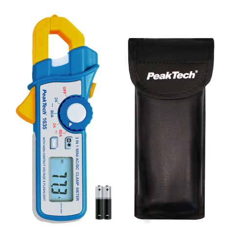 Cleste ampermetric PEAKTECH PKT-P1635, 2A, 80A, LCD (2400), ideală pentru testarea echipamentelor industriale [1]