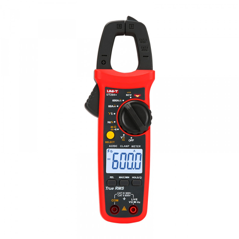 Instrumente de masura si control - Cleste ampermetric UNI-T UT204+, 60A, 600A, LCD (6000), măsurători sigure fără contact direct