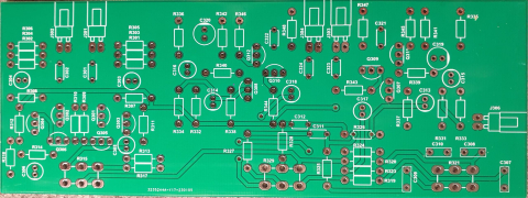 Audio - Corector de ton A350 - placa de circuit