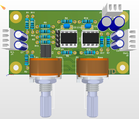 Audio - Corector de ton cu reactie în giratoriu