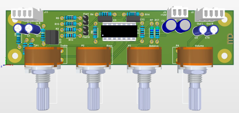 Audio - Corector de ton cu reactie în giratoriu