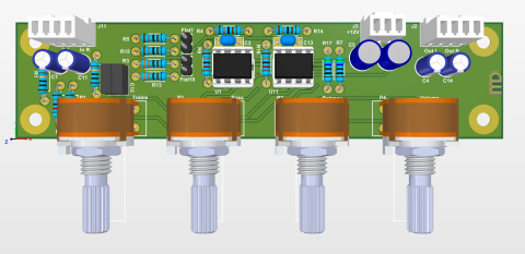 Audio - Corector de ton cu reactie în giratoriu