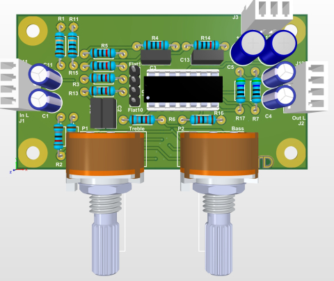 Audio - Corector de ton cu reactie în giratoriu