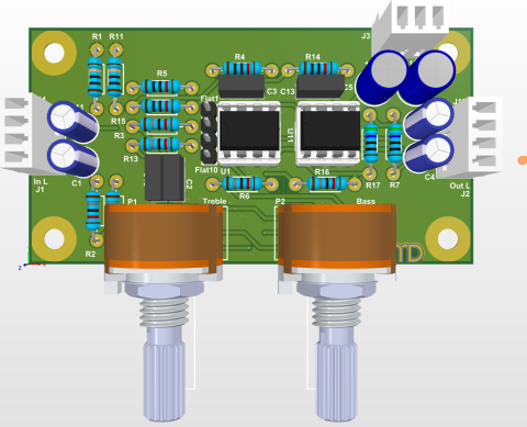 Audio - Corector de ton cu reactie în giratoriu