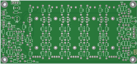 Audio - Egalizator audio pe 5 benzi de frecvență cu componente discrete
