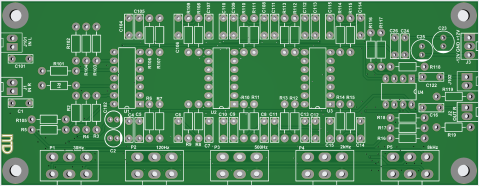 Audio - Egalizator cu 5 benzi cu amplificatoare operationale