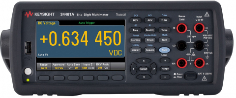 Instrumente de masura si control - Multimetru de banc, KEYSIGHT, 34461A, 100mV-1kV, 100µA-10A