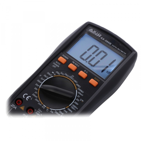 multimetru digital, AXIOMET, AX-582B, 0.1...200mV-1kV, 0.1...200µA-20A [1]