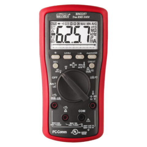 Multimetre Digitale - multimetru digital, BRYMEN, BM2257, 60mV-0.6kV, 600µA-10A