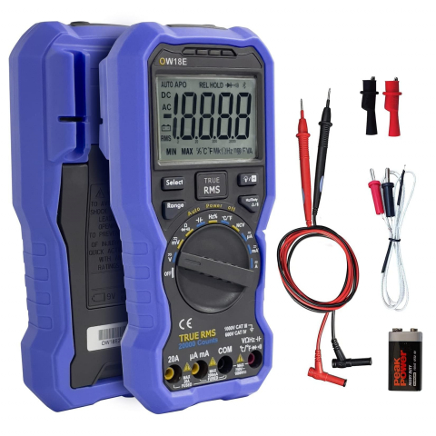 Instrumente de masura si control - multimetru digital, OWON, OW18E, 20mV-1kV, 0.2mA-20A