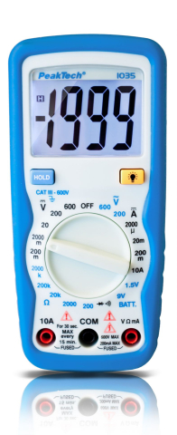 Multimetre Digitale - Multimetru digital PEAKTECH P 1035   600V