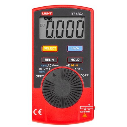 Instrumente de masura si control - multimetru digital, UNI-T, UT120A, 1mV...4V-0.6kV, -