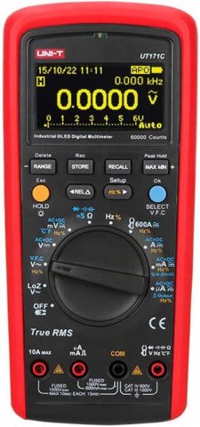 Instrumente de masura si control - multimetru digital, UNI-T, UT171B, 600mV-1kV, 600µA-10A
