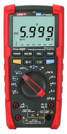Instrumente de masura si control - multimetru digital, UNI-T, UT195DS, 600mV-1kV, 600µA-20A