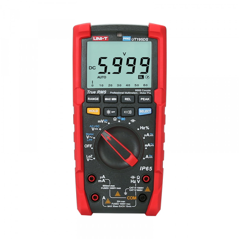 Instrumente de masura si control - multimetru digital, UNI-T, UT195E, 600mV-1kV, 600µA-20A