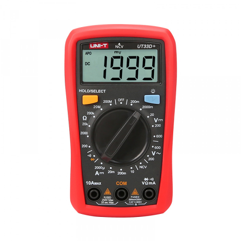 Multimetre Digitale - multimetru digital, UNI-T, UT33C+, 200mV-0.6kV, 2mA-10A