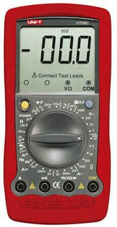 Instrumente de masura si control - multimetru digital, UNI-T, UT58C, 200mV-1kV, 2mA-20A