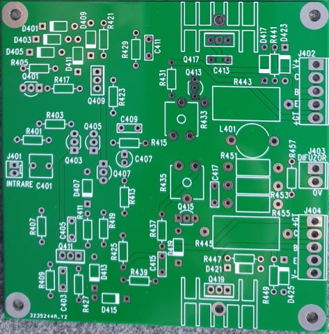 Audio - Placa etaj final A350 - Lipire
