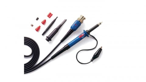 Osciloscoape - Sondă: pentru osciloscop,  pasivă,de impedanţă înaltă, pentru Testare de Înaltă Precizie,100MHz (10:1)/6MHz (1:1), 1:1,10:1, 1,2m, Negru si Albastru