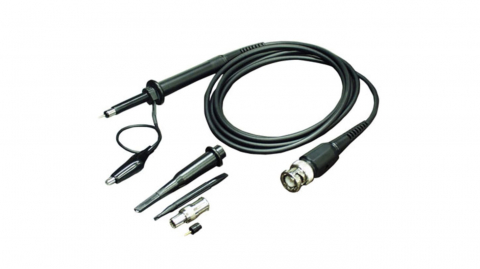 Osciloscoape - Sondă: pentru osciloscop,  pasivă, de Înaltă Tensiune,250MHz, 100: 1,  1,2m, Negru