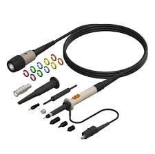 Osciloscoape - Sondă: pentru osciloscop,  pasivă, pentru Măsurători Profesionale,6MHz,250MHz, 1:1, 10:1,  1,2m, Negru