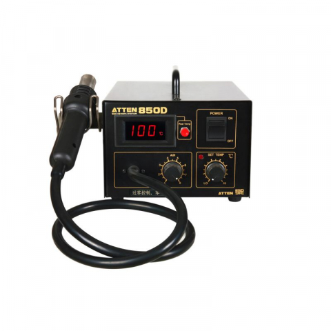 Scule Atelier - Stație de aer cald ATTEN AT850D,  control digital, cu buton