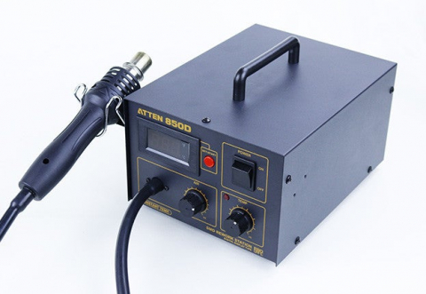 Stație de aer cald ATTEN AT850D,  control digital, cu buton [1]