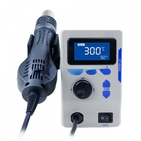 Scule Atelier - Stație de aer cald ATTEN ST-8800D,  control digital, cu butoane