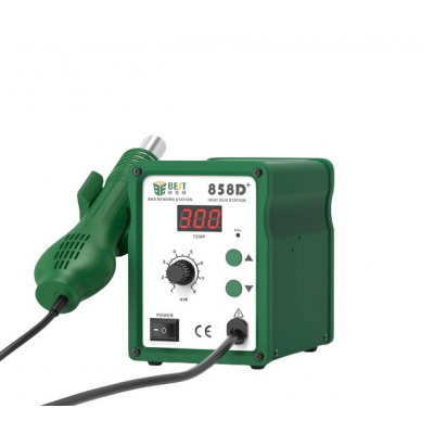 Scule Atelier - Stație de aer cald BEST BST-858D+,  control digital, cu butoane