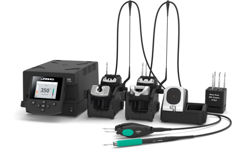 Scule Atelier - Stație de lipire/dezlipire JBC TOOLS JBC-DDPE-2QC, 90...450°C control digital, cu butoane