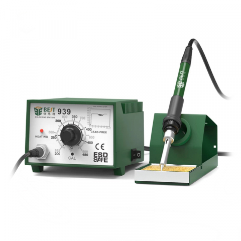 Scule Atelier - Stație de lipit BEST BST-939, 200...480°C control analogic, cu buton