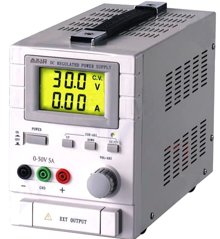 Instrumente de masura si control - Sursa de alimentare, AXIOMET, AX-3005DBL, LCD, 1 canale, pentru verificare pe banc de teste, Setare tensiune cu buton rotativ