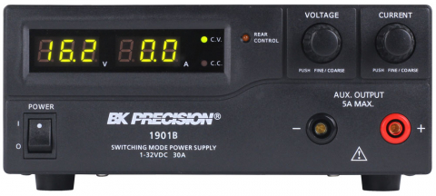 Instrumente de masura si control - Sursa de alimentare, B&K PRECISION, BK1901B, LED, 1 canale, pentru ateliere de reparații electronice, 