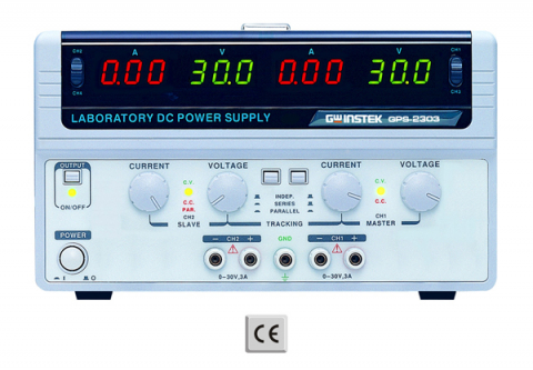 Surse de alimentare - Sursa de alimentare, GW INSTEK, GPS-2303, LED x4, 2 canale, pentru dezvoltarea și testarea plăcilor de circuite imprimate (PCB), 