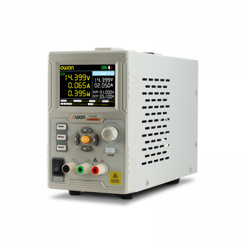 Sursa de alimentare, OWON, P4305, LCD TFT 3,7", 1 canale, pentru experimente de fizică și inginerie electrică,  [2]