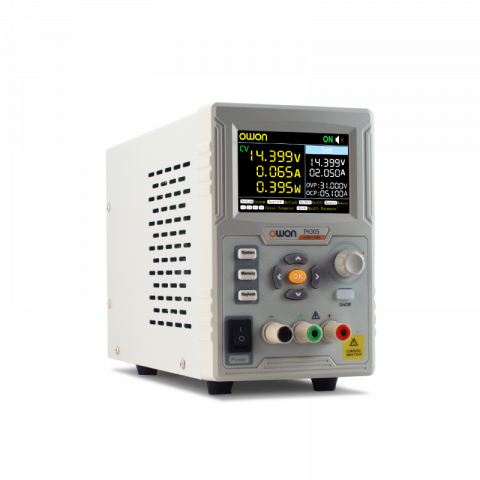 Instrumente de masura si control - Sursa de alimentare, OWON, P4305, LCD TFT 3,7", 1 canale, pentru experimente de fizică și inginerie electrică, 
