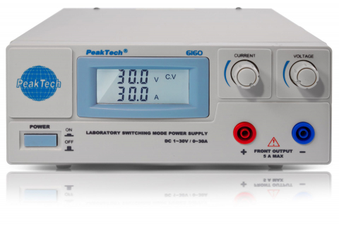 Instrumente de masura si control - Sursa de alimentare, PEAKTECH, PKT-P6160, LCD, 1 canale, pentru alimentare în atelier, Control curent constant