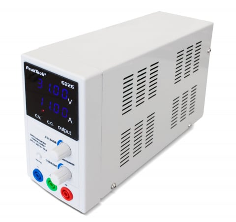 Sursa de alimentare, PEAKTECH, PKT-P6226, LED, 1 canale, pentru ateliere de reparații electronice, Control curent constant [1]