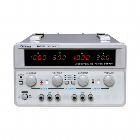Instrumente de masura si control - Sursa de alimentare, TWINTEX, TP-60052, LED x4, 2 canale, pentru dezvoltarea și testarea plăcilor de circuite imprimate (PCB), 