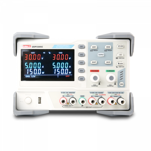 Instrumente de masura si control - Sursa de alimentare, UNI-T, UDP3303A, LCD, 3 canale, pentru alimentarea modulelor Arduino, Raspberry Pi și ESP32, 3 Canale de precizie