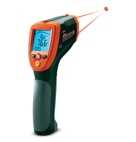 Instrumente de masura si control - Termometru EXTECH EX42570, 204x155x52mm baterie 6LR61 9V x4, Termometru cu infraroșu